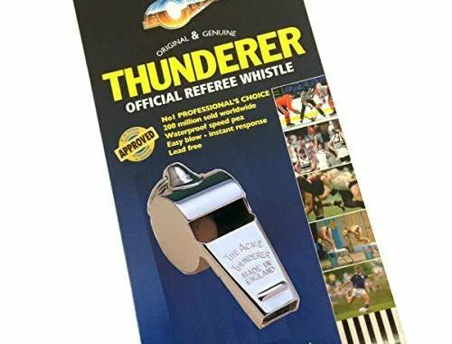 Acme Thunderer 60.5 Official Referee whistle - football hockey rugby referee whistle